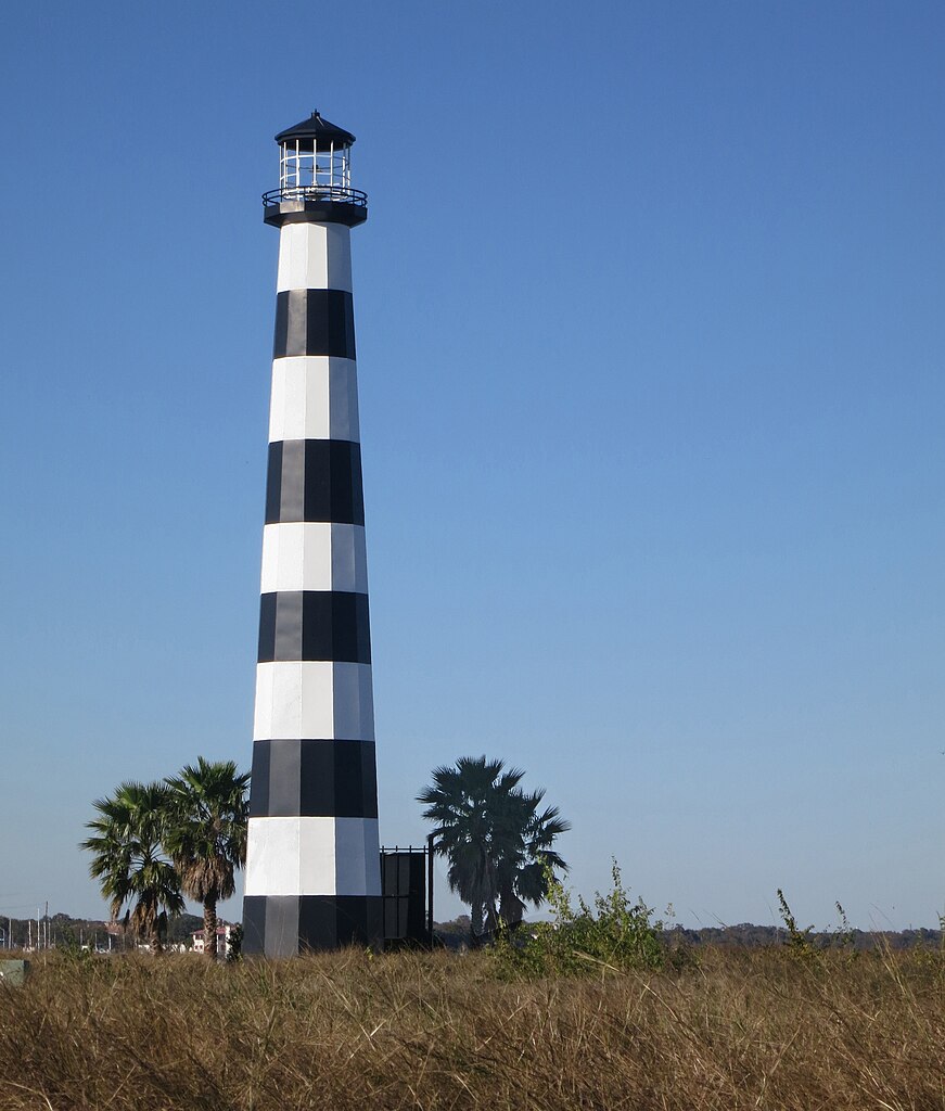 The famous League City Lighthouse.